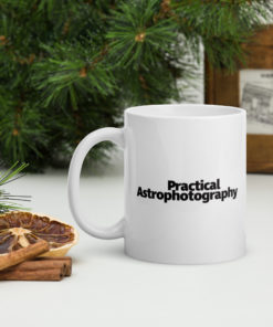 White glossy mug